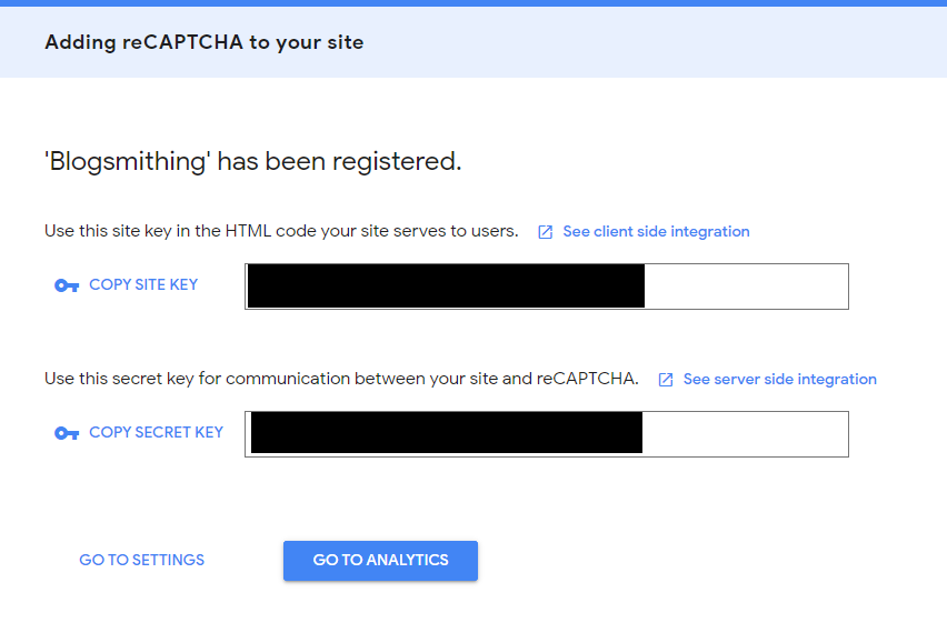 recaptcha-keys